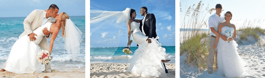 A beach wedding in Gulf Shores, AL