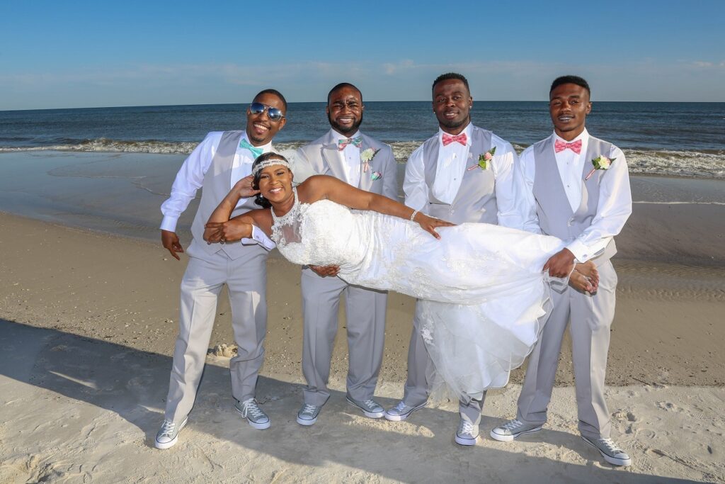 Alabama, Florida wedding on the beach by Beach Weddings Alabama