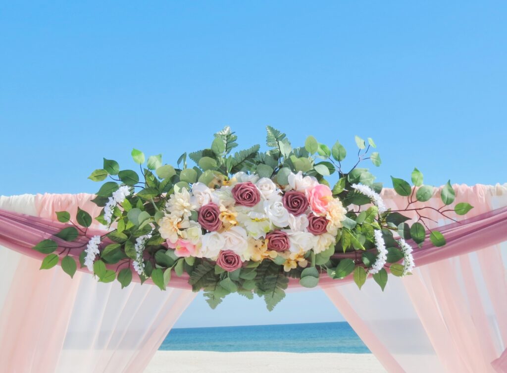 Blush Beach Wedding, Alabama beach Wedding packages, by Beach Weddings Alabama