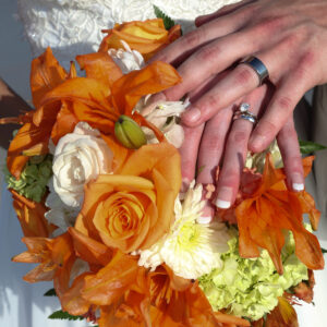 Trendy Bride bouquet by Beach Weddings Alabama