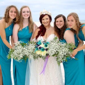 Gulf Shores wedding Bridesmaids n Bride by Beach Weddings Alabama Call 866-207-9447