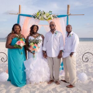 Wedding photography n real flowers by Beach Weddings Alabama