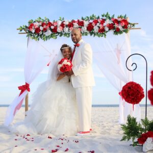 All Inclusive Ceremony & Reception by Beach Weddings Alabama Call: 866-207-9447