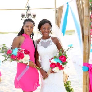 Happy Beach wedding in Alabama by Beach Weddings Alabama