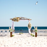 beach wedding packages, Amazing driftwood arch by Beach Weddings Alabama