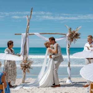 Driftwood wedding package by Beach Weddings Alabama