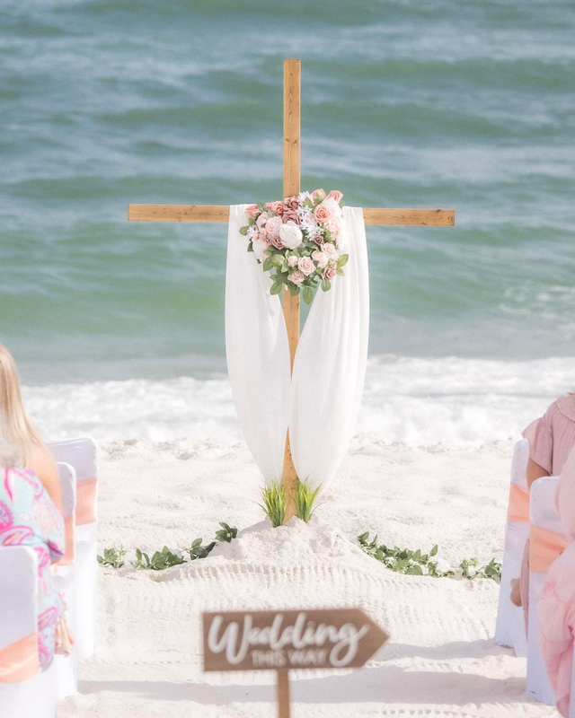 Cross Beach Weddings by Beach Weddings Alabama