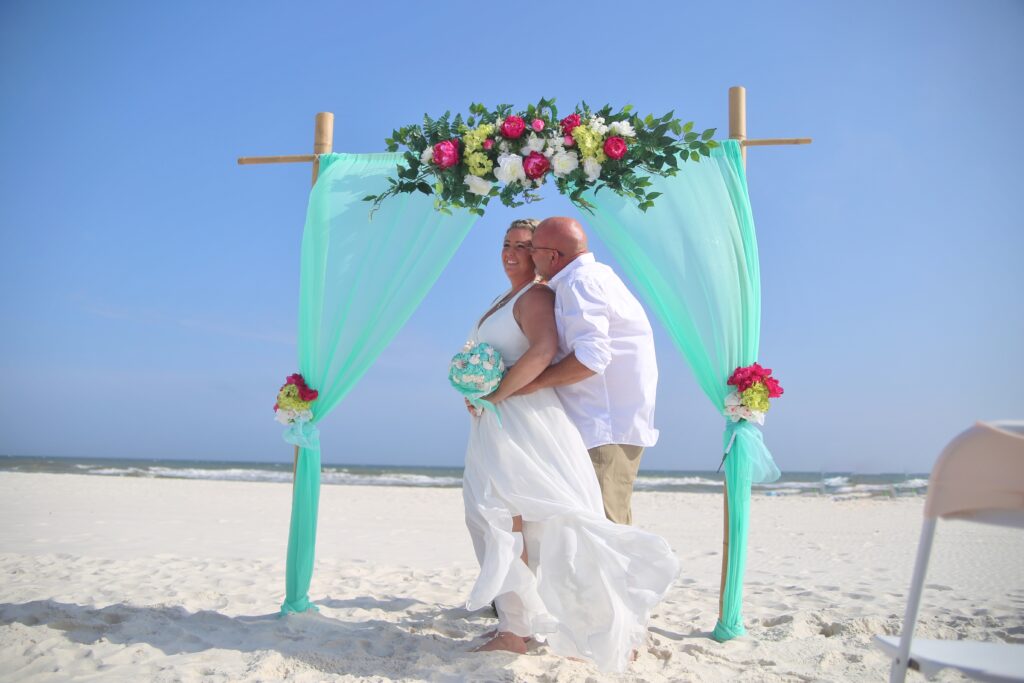 Trendy wedding by Beach Weddings Alabama