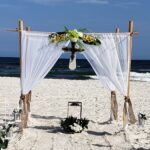 Wedding in Orange Beach Alabama with cross by www.BeachWeddingsAlabama.com