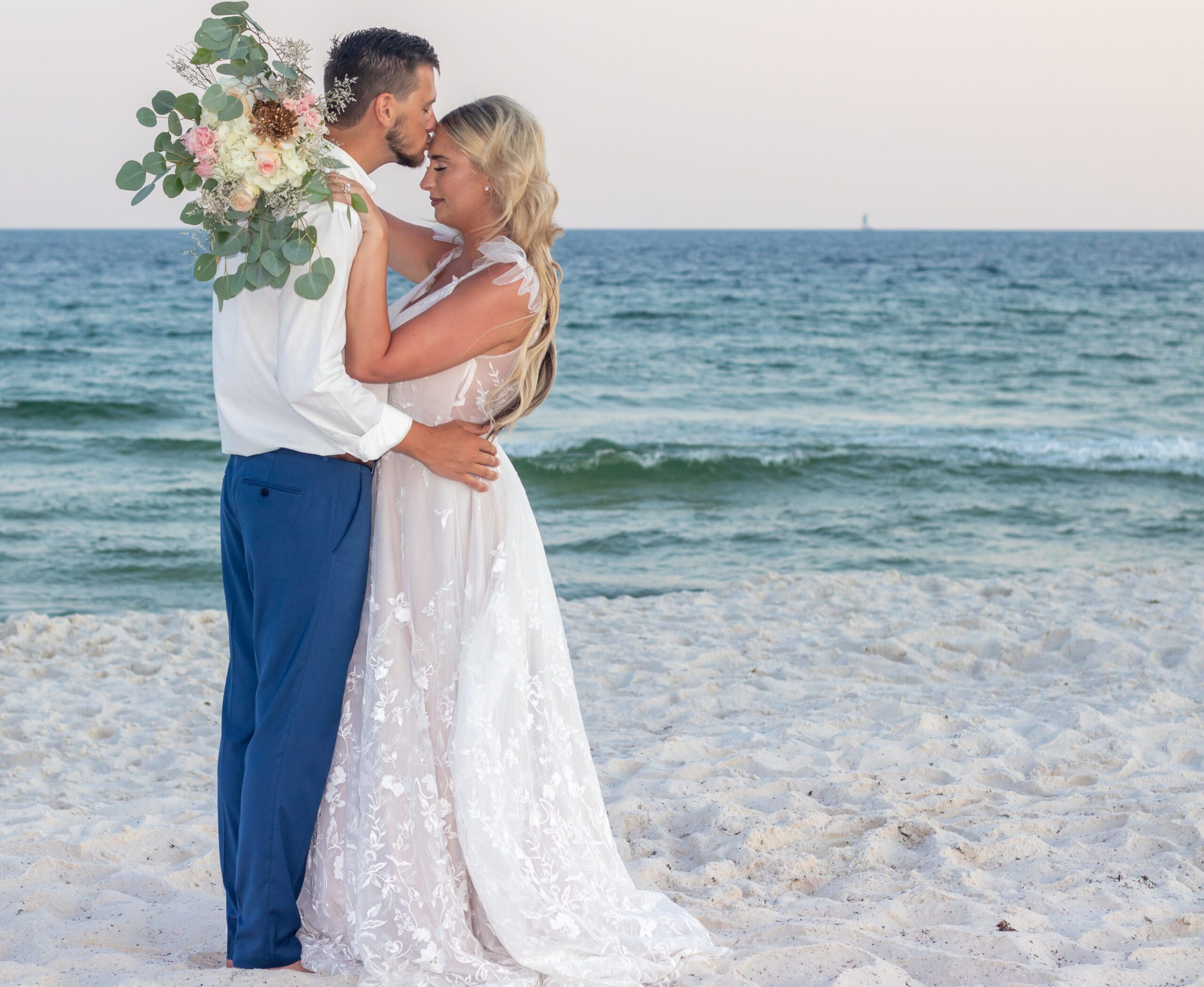 Beach Wedding and Luncheon Reception by Beach Weddings Alabama Call 251-202-7733