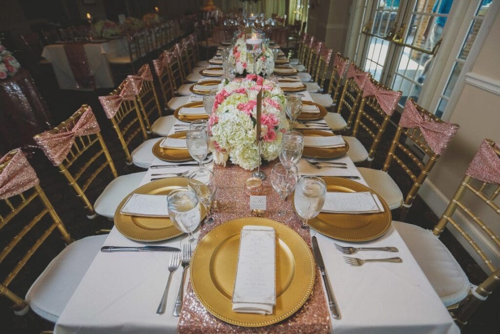 Reception Decoration packages by Beach Weddings Alabama