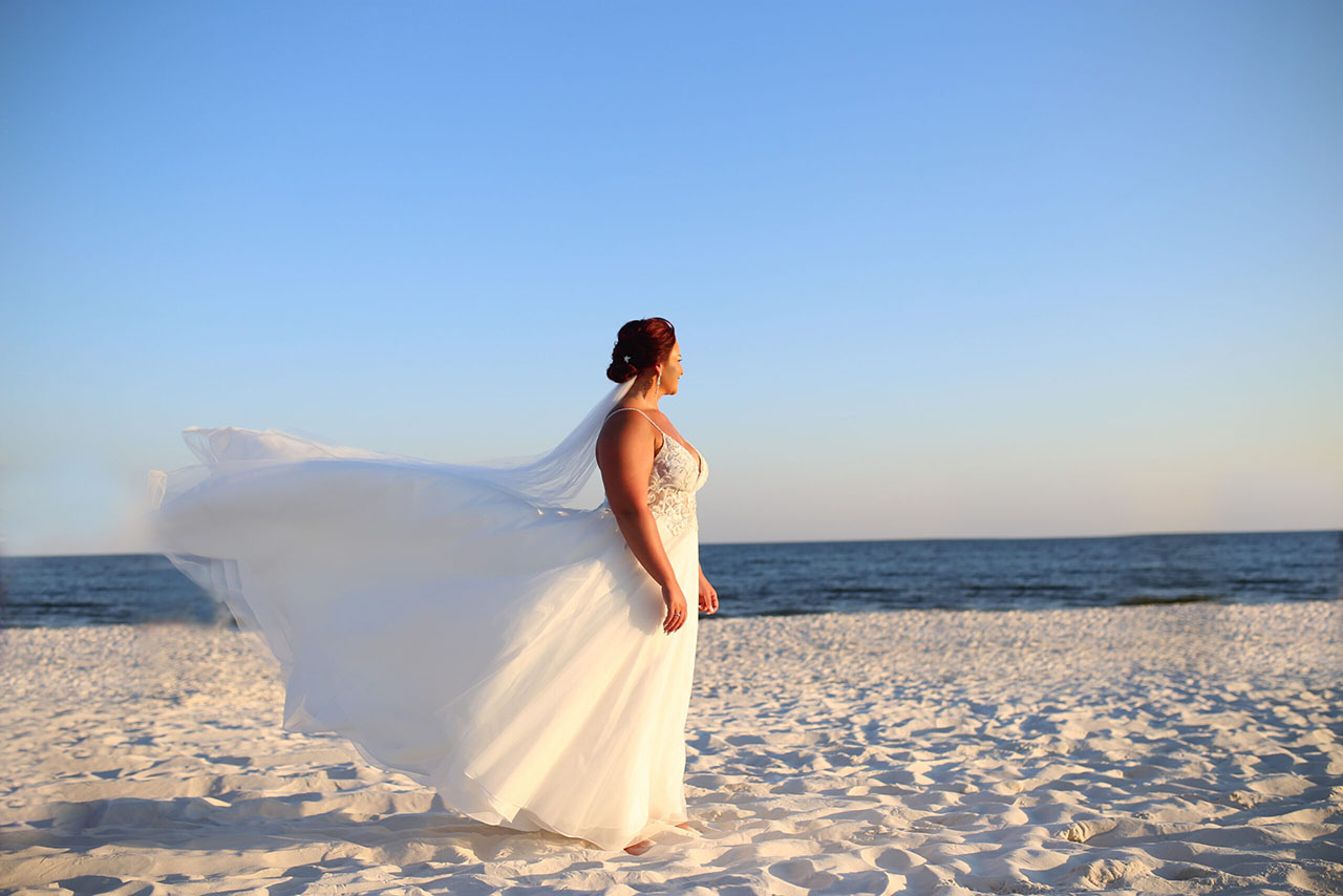 Beach Bride Portrait
